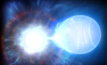 Astronomii au descoperit stele spiralate care se îndreaptă spre o explozie cosmică rară