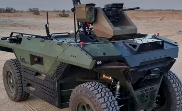 Armata israeliană a dezvăluit un robot militar semi-autonom echipat cu mitraliere