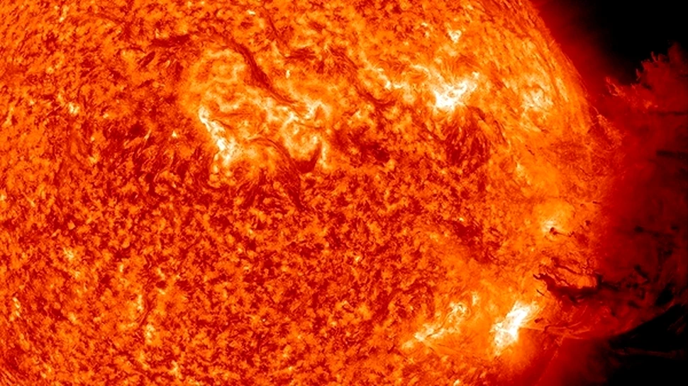 Ieri a avut loc o erupţie solară gigant, echivalentul a miliarde de bombe nucleare! (VIDEO)