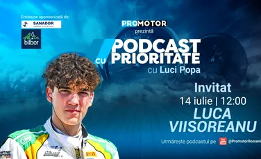 Podcast ProMotor #78 îl are ca invitat pe Luca Viișoreanu, pilotul adolescent care reprezintă România în Formula 4