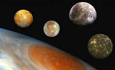 Premieră! Vapori de apă descoperiți pe Ganymede, unul dintre sateliții lui Jupiter