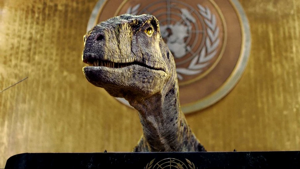 Un dinozaur avertizează omenirea: „Nu alegeți extincția!”. Campanie ONU inedită pentru schimbările climatice