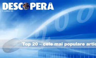 Top 20 – cele mai populare articole in 2008