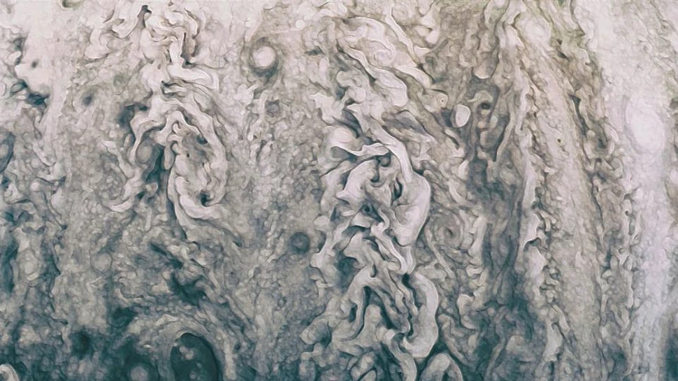O animaţie uimitoare prezintă mişcările norilor de pe Jupiter – VIDEO