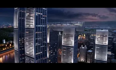Structura chinezilor parcă desprinsă dintr-un SF: un zgârie nori orizontal – VIDEO