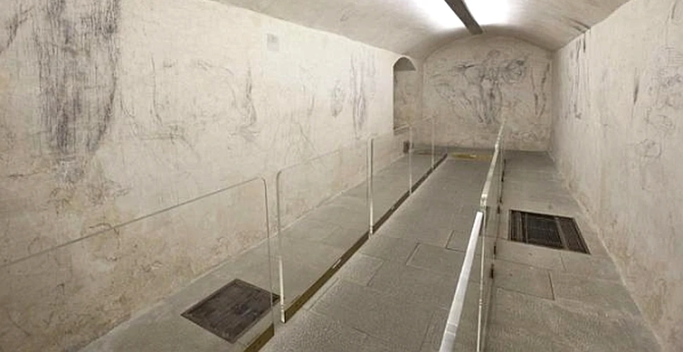 A fost descoperită o sală secretă ce conţine desene realizate de Michelangelo (FOTO)