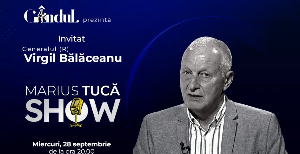 Marius Tucă Show începe miercuri, 28 septembrie, de la ora 20.00, live pe gândul.ro