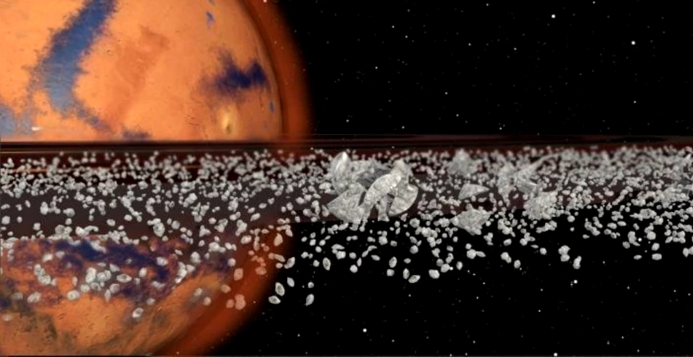 Un studiu scoate la iveală o posibilitate fascinantă: Marte poate avea inele, asemenea lui Saturn