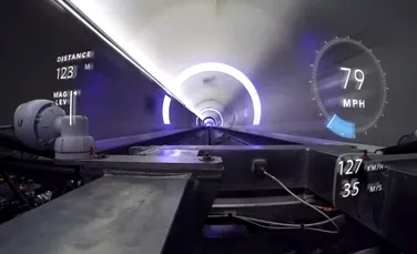 Primele imagini cu tunelul subteran din Los Angeles şi viteza uluitoare la care a ajuns capsula sistemului Hyperloop