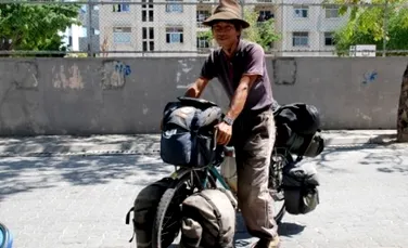Un japonez a facut inconjurul lumii pe bicicleta… in 11 ani