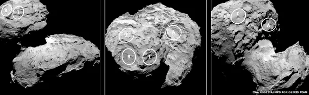 Întrucât cometa 67P/ Ciuriumov-Gherasimenko pare a avea forma unei 
