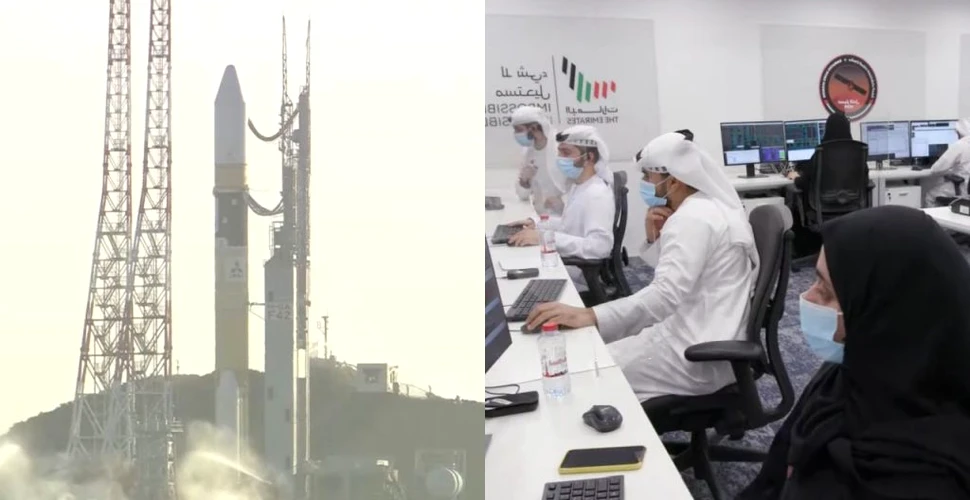 Prima misiune a Emiratelor Arabe către Marte a fost lansată cu succes