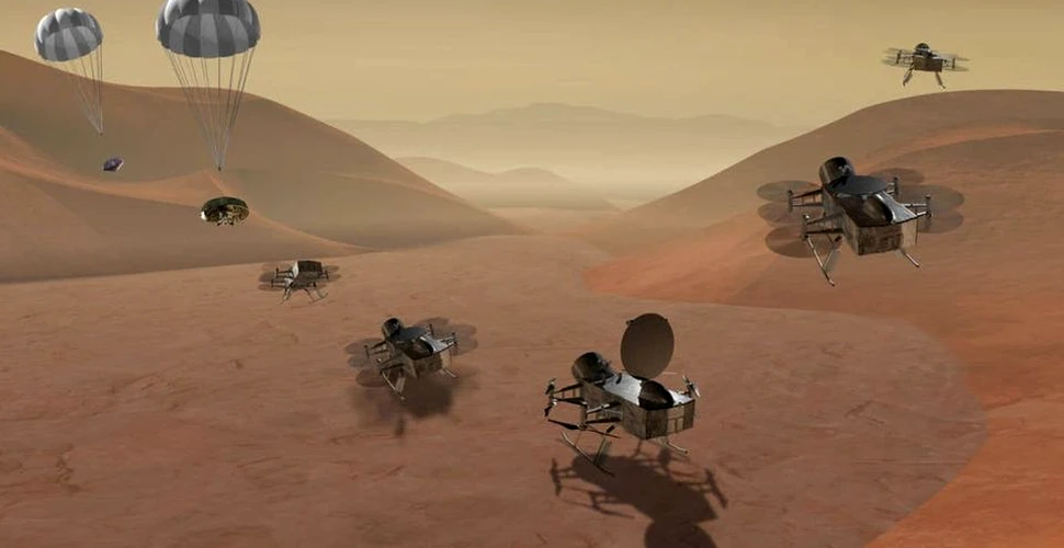 NASA doreşte să aterizeze un robot zburător pe Titan şi să aducă pe Pământ o bucată dintr-o cometă
