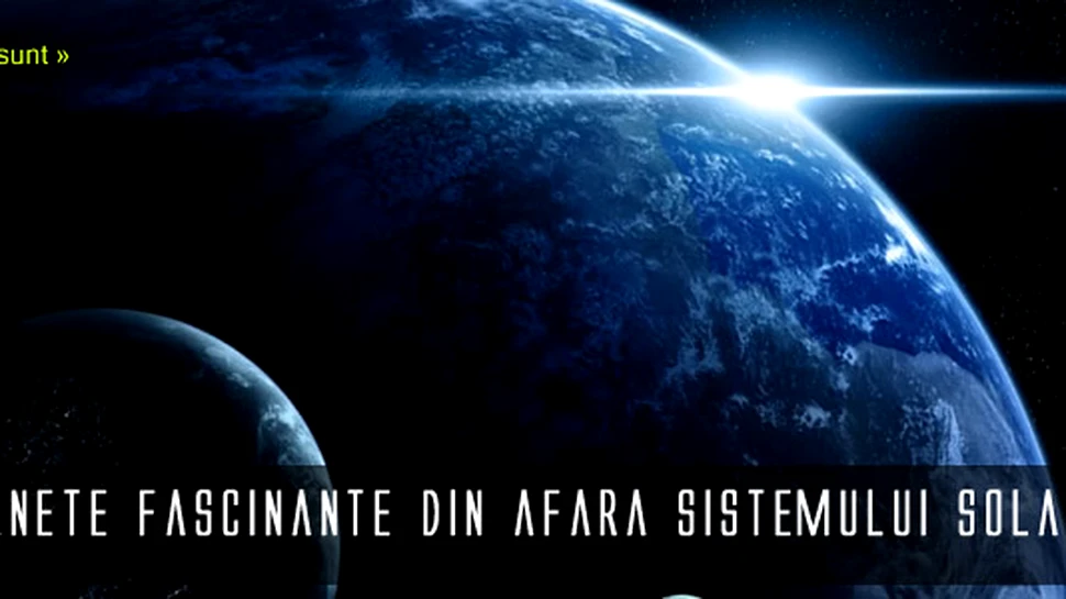 10 planete fascinante din afara Sistemului Solar