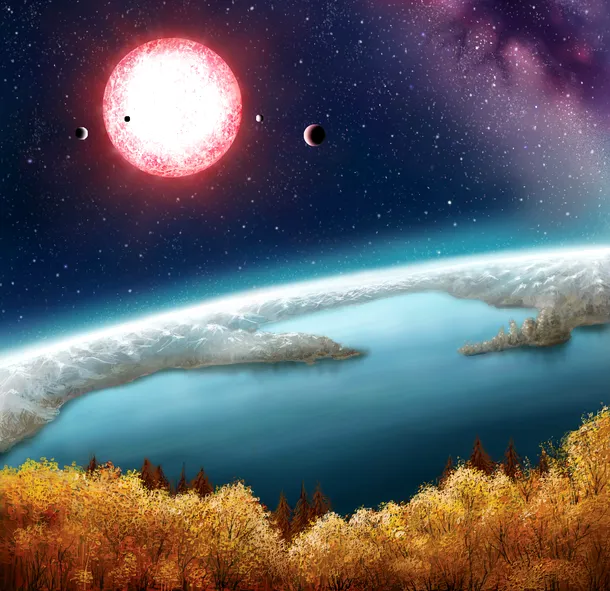 Cum ar putea arăta suprafaţa planetei Kepler-186f, dacă aceasta ar avea atmosferă