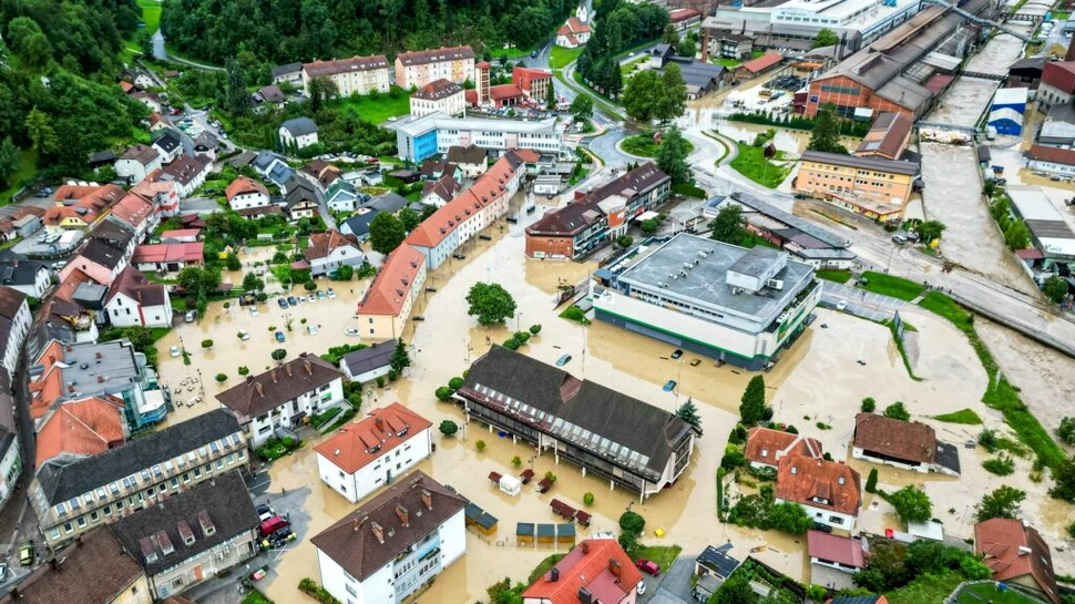 Inundații de proporții „biblice”, în Slovenia