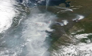 Incendiile din Siberia sunt vizibile din spaţiu. Suprafaţa afectată este de milioane de hectare