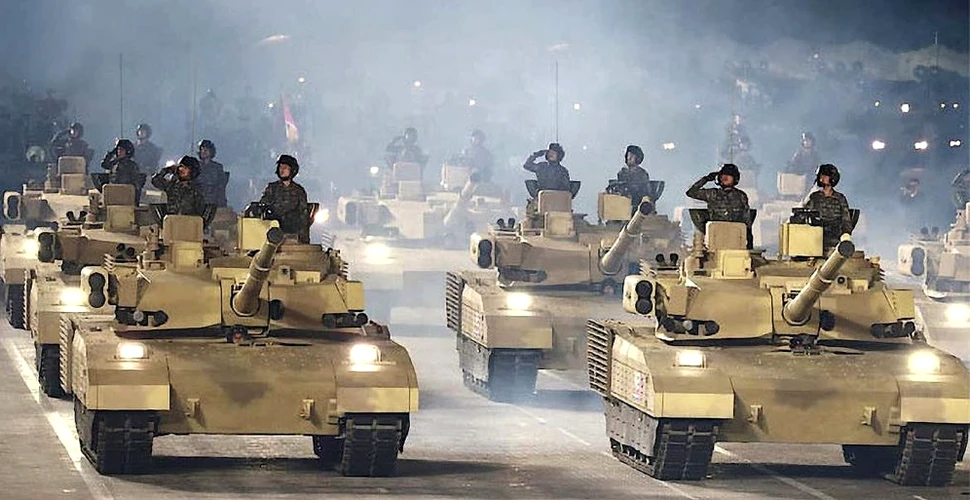 Coreea de Nord a prezentat prototipul unui nou tanc cu care vrea să-și intimideze inamicii