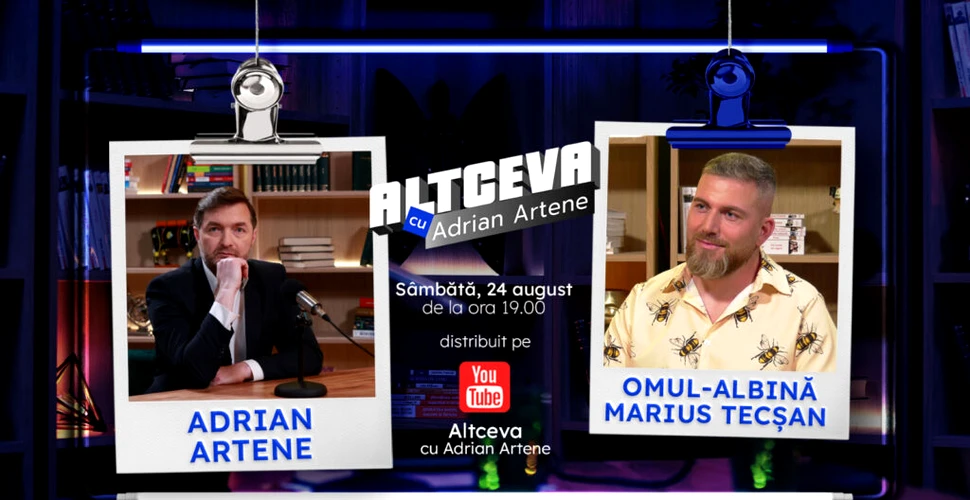”Omul-albină” Marius Tecșan vorbește despre CELE MAI CUNOSCUTE MITURI legate de miere și beneficiile ei, în EXCLUSIVITATE, la Altceva cu Adrian Artene