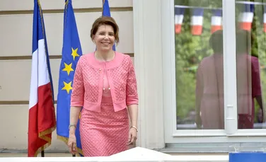 Michèle Ramis a fost ghid prin încăperile Reşedinţei Franţei în România
