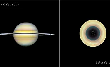 Astronomii au descoperit o structură misterioasă la polul sud al lui Saturn