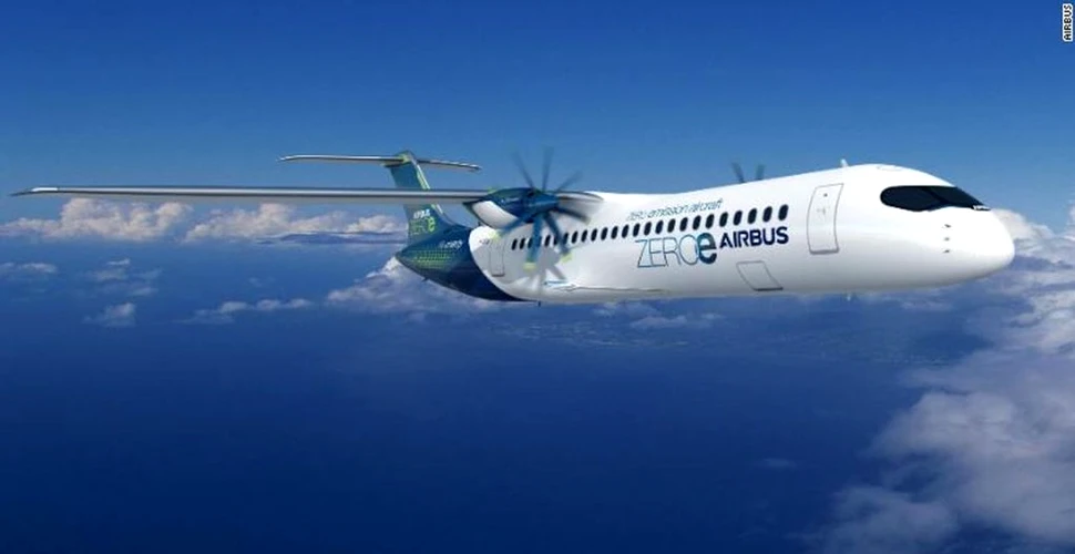Airbus a dezvăluit trei concepte pentru avionul alimentat cu hidrogen