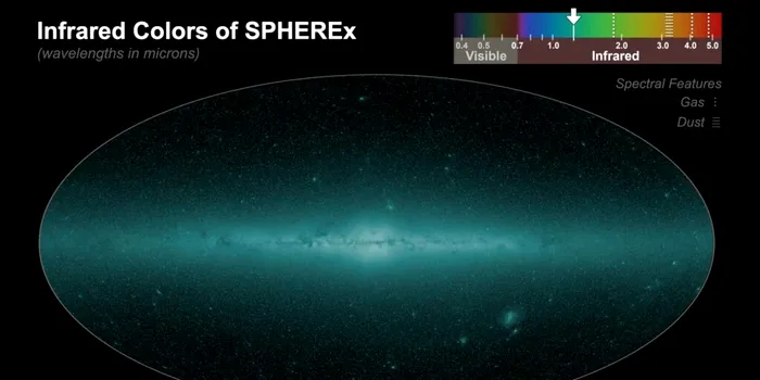 Telescopul SPHEREx a finalizat prima hartă cosmică a întregului cer