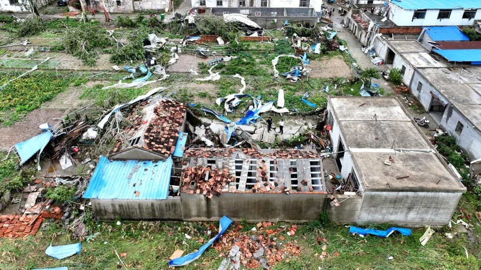 O tornadă violentă a făcut ravagii într-o provincie din estul Chinei