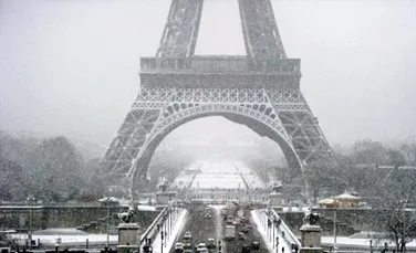 Turnul Eiffel – inchis din cauza zapezii