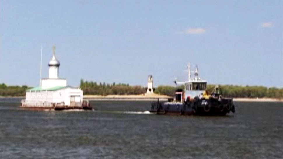 Rusii au construit prima biserica ortodoxa plutitoare