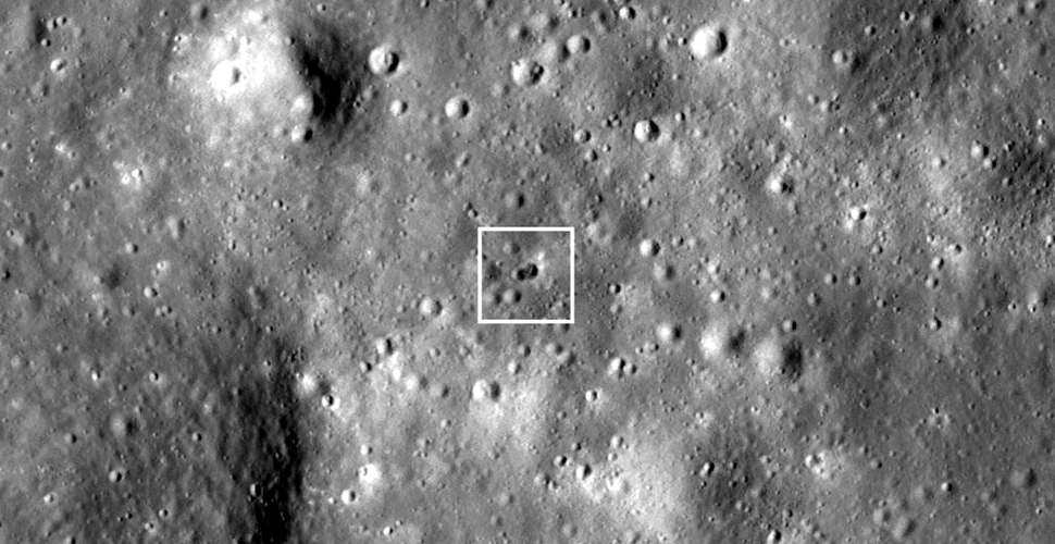 Craterul rachetei prăbușite pe Lună a fost găsit de astronomi