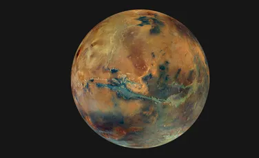 Sonda Mars Express sărbătorește 20 de ani printr-o fotografie fără precedent cu planeta Marte