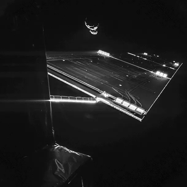 Selfie-ul realizat de Rosetta
