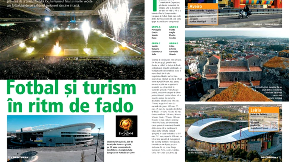 Fotbal si turism in ritm de fado