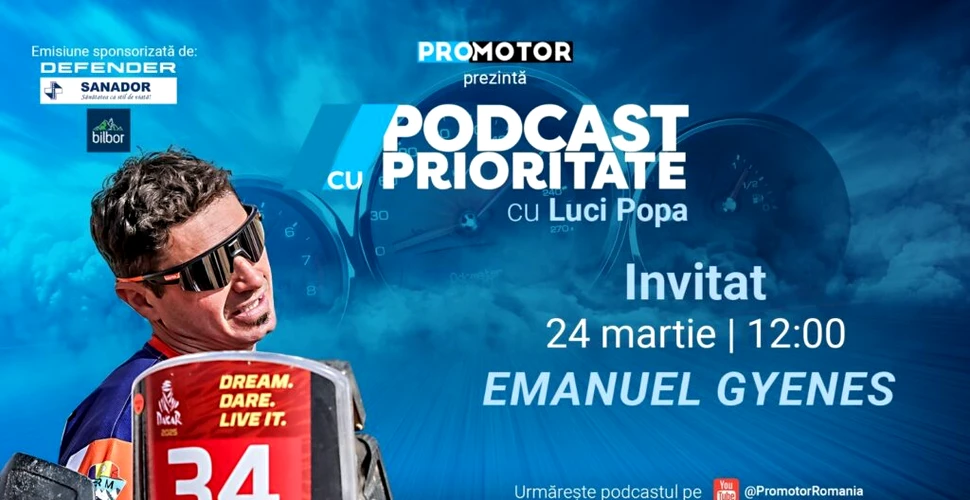 Emanuel Gyenes aduce la „Podcast cu Prioritate” #69 by ProMotor povești din Raliul Dakar 2025