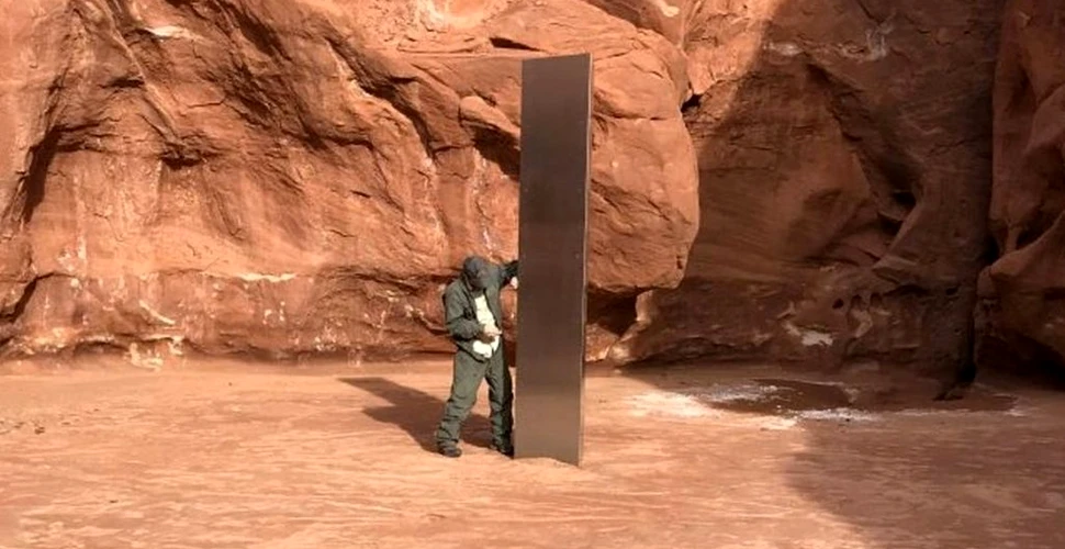 Un monolit misterios, descoperit în deșertul din SUA: „Cel mai bizar lucru pe care l-am văzut vreodată”