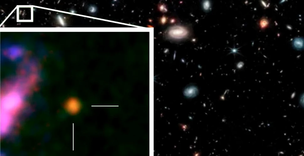 Astronomii au găsit oxigen în cea mai îndepărtată galaxie observată până acum