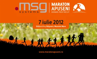 Maraton Apuseni msg systems. Prinde locul in competitia de pe 7 iulie!