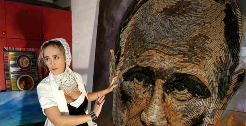 „M-am temut să dorm în aceeaşi cameră cu el”. O artistă din Ucraina a creat un PORTRET inedit al lui Vladimir Putin – FOTO