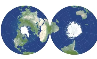Cea mai precisă hartă plată a Pământului creată vreodată