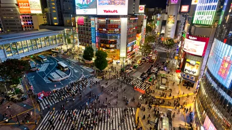 Unde este cea mai aglomerată trecere de pietoni din lume?