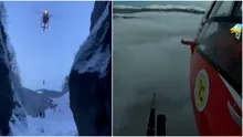 Intervenție ca-n filme: Salvamontiștii au recuperat trei turiști blocați în Munții Mălinului