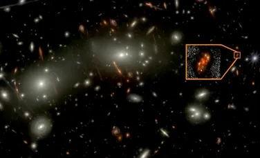 Telescopul Webb a descoperit o galaxie spirală masivă de la începuturile Universului