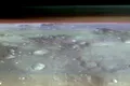 O priveliște spectaculoasă cu orizontul planetei Marte, surprinsă de o sondă NASA