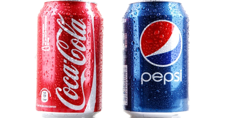 Singura diferenţă între Coca-Cola şi Pepsi