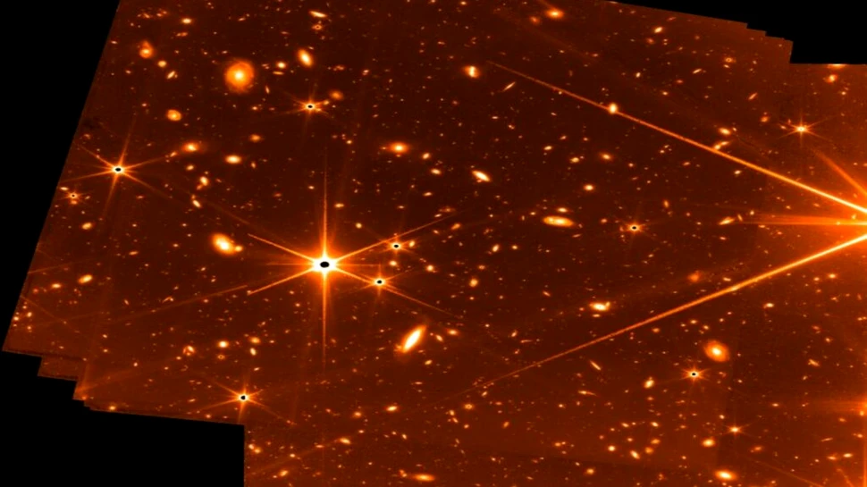O imagine hipnotizantă cu Universul, realizată de Telescopul James Webb
