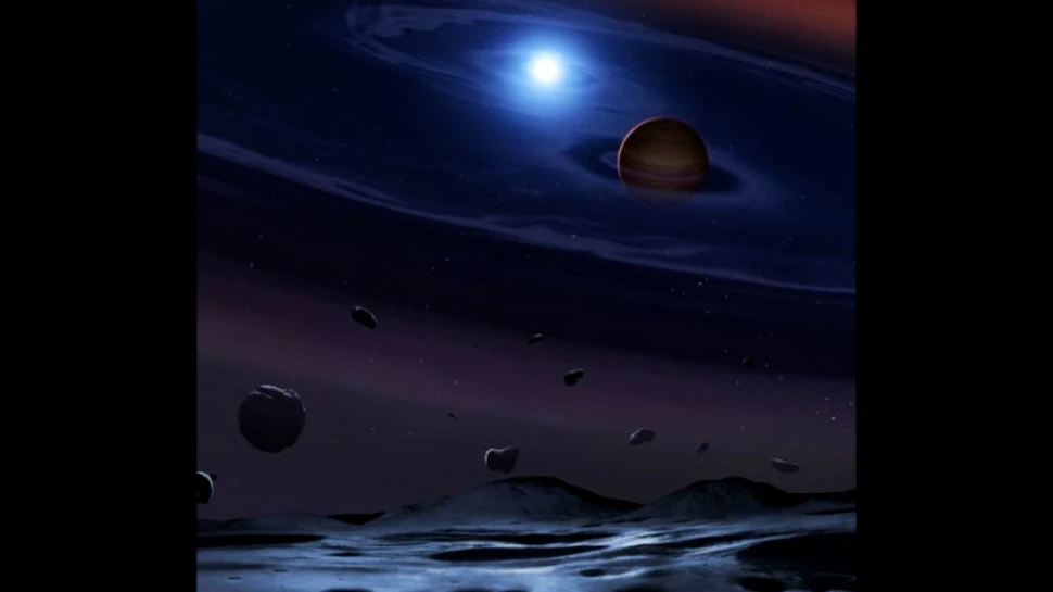 S-au descoperit primele dovezi ale unei planete solide dintr-un sistem solar cu două stele