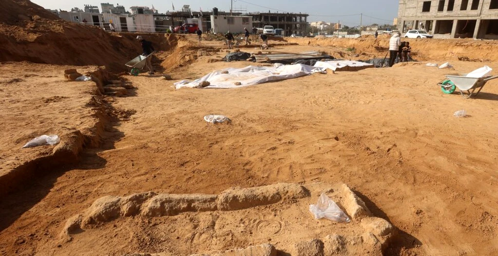Un sarcofag vechi de 2.000 de ani, găsit în stare excepțională în Fâșia Gaza