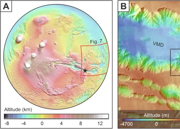 Noi dovezi arată că Marte a fost o „planetă albastră” cu mult timp în urmă
