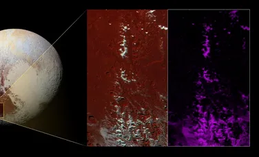 Când zăpada nu este din apă: spectacolul înghețat și roșiatic de pe Pluto